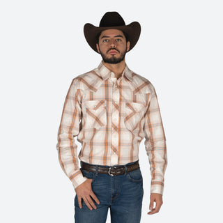 Camisa Wrangler 20X Cuadros Caballero