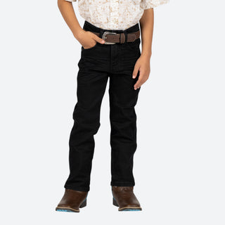 Jeans Wrangler Retro Slim Straight Negro Niño