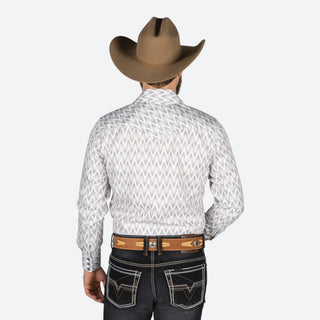 Camisa Rodeo Aztec Gris Caballero