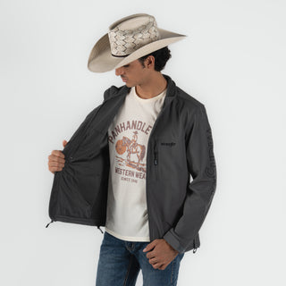 Chamarra Wrangler Gris Caballero