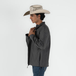 Chamarra Wrangler Gris Caballero