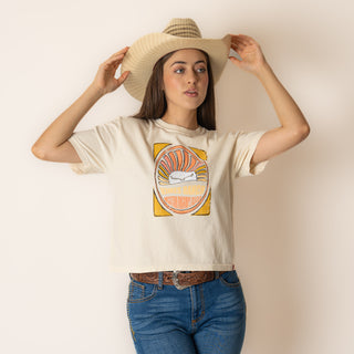 Blusa Kimes Ranch Laurel Canyon Ivory Dama
