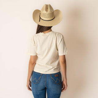 Blusa Kimes Ranch Laurel Canyon Ivory Dama
