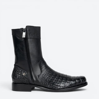 Bota Franco Cuadra Caimán Ternera Inca Negro Caballero