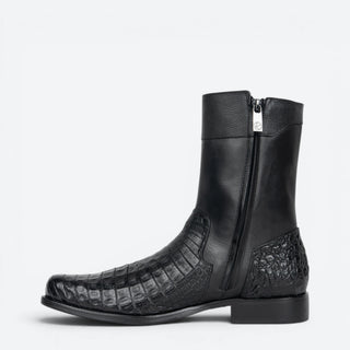Bota Franco Cuadra Caimán Ternera Inca Negro Caballero