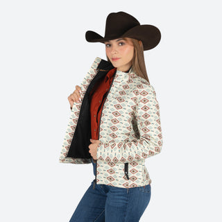 Chamarra Denver Aztec Pistache Dama