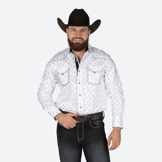 Camisa Golden Rooster 302 Blanco Caballero