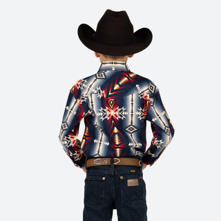 Camisa Rock & Roll Denim Aztec Niño