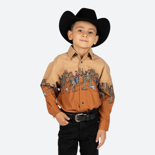 Camisa Panhandle Jinete Niño