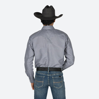Camisa Rodeo Rombo Gris Caballero