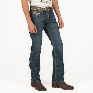 Jeans Rock & Roll Denim Revolver Slim Fit Straight Boot Caballero