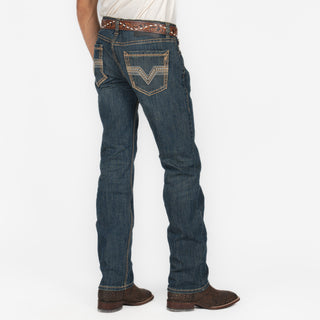 Jeans Rock & Roll Denim Revolver Slim Fit Straight Boot Caballero