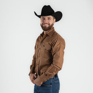 Camisa Coyote Ranch Kaki Caballero