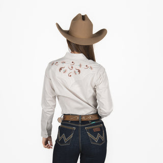 Camisa Wrangler Estampado Flor Dama