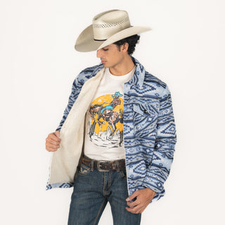 Chamarra Rock & Roll Denim Button Caballero