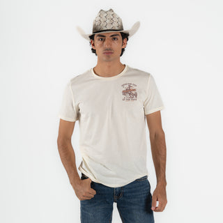 Playera Panhandle Graphic Natural Caballero