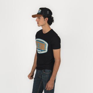 Playera Stetson Black Caballero