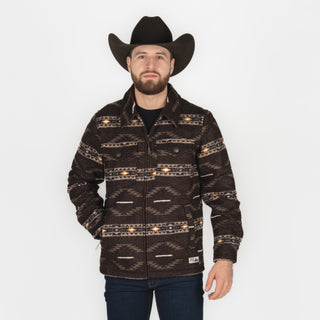 Chamarra Panhandle Aztec Dark Brown Caballero