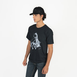 Playera Kimes Ranch Sublime Black Caballero