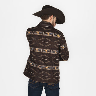 Chamarra Panhandle Aztec Dark Brown Caballero