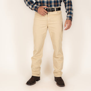 Jeans Wrangler Slim Fit Gold Edition Beige Caballero