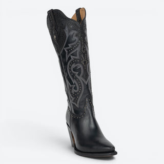 Bota Rio Grande Hanna Calf Negro Dama