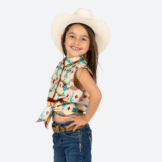 Camisa Rock & Roll Denim Aztec Niña