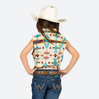 Camisa Rock & Roll Denim Aztec Niña
