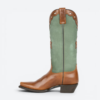 Bota Caborca Clemencia Mossil Tan Dama