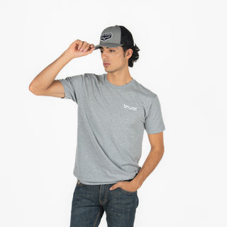 Playera Kimes Ranch Dibujada Dark Grey Heather Caballero