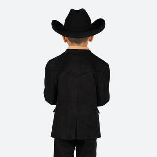 Saco Vaquero McAllen Gamuza Black Niño