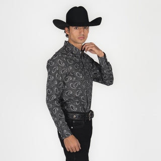 Camisa Rock & Roll Denim Black Caballero