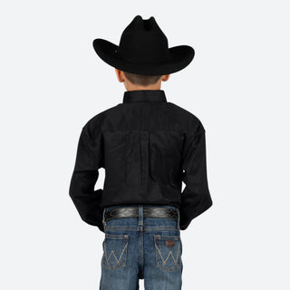 Camisa Rock & Roll Denim Black Niño