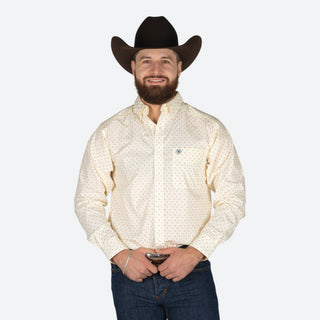 Camisa Ariat Titan LS Shrt Cream Caballero