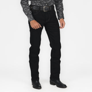 Jeans Rock & Roll Denim Revolver Black Caballero
