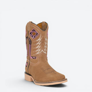 Bota Nokota Aabril 18 Gamuza Miel Niña