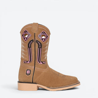 Bota Nokota Aabril 18 Gamuza Miel Niña