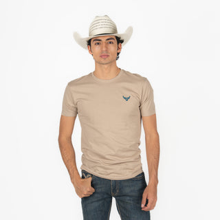Playera Ranch & Corral Rodeo Kaki Caballero