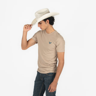 Playera Ranch & Corral Rodeo Kaki Caballero