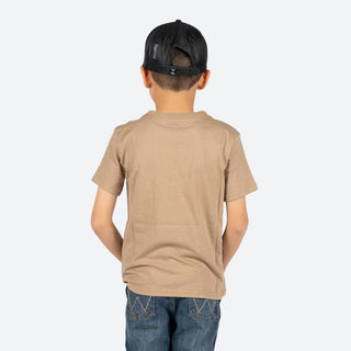 Playera Rock & Roll Denim Kaki Niño
