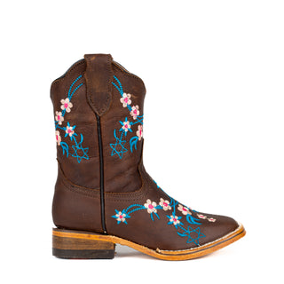 Bota Jar Boots Flores Tan Crazy Niña