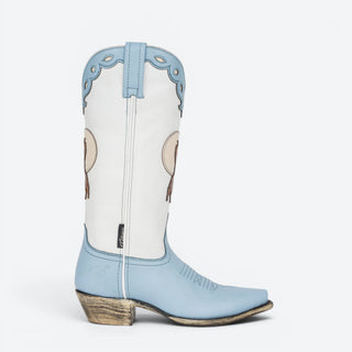 Bota Caborca Clemencia Missouri Azul Pastel Dama