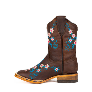 Bota Jar Boots Flores Tan Crazy Niña