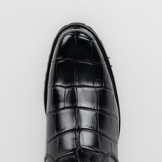 Bota Franco Cuadra Alligator Tender Negro Suela Ultraligera Caballero