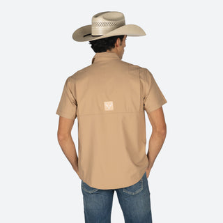 Camisa McAllen Coral Kaki Caballero