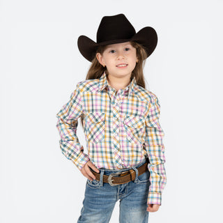 Camisa Wrangler Cuadros Niña