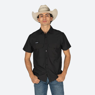 Camisa McAllen Coral Negro Caballero