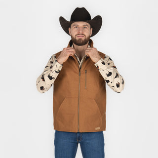 Chaleco Panhandle C&C Lined Camel Caballero