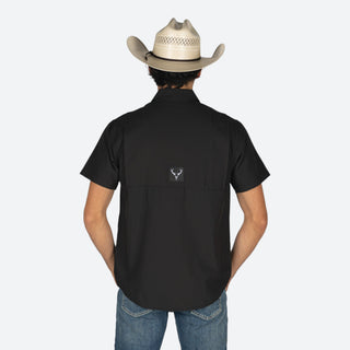 Camisa McAllen Coral Negro Caballero