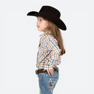 Camisa Wrangler Cuadros Niña